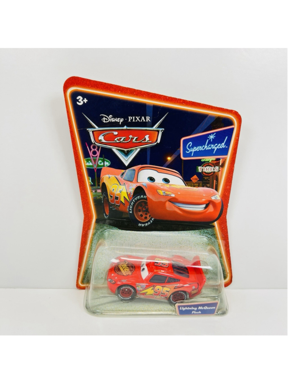 Disney Pixar Cars - BUG MOUTH MCQUEEN Supercharged 2007 - 1:55 Diecast